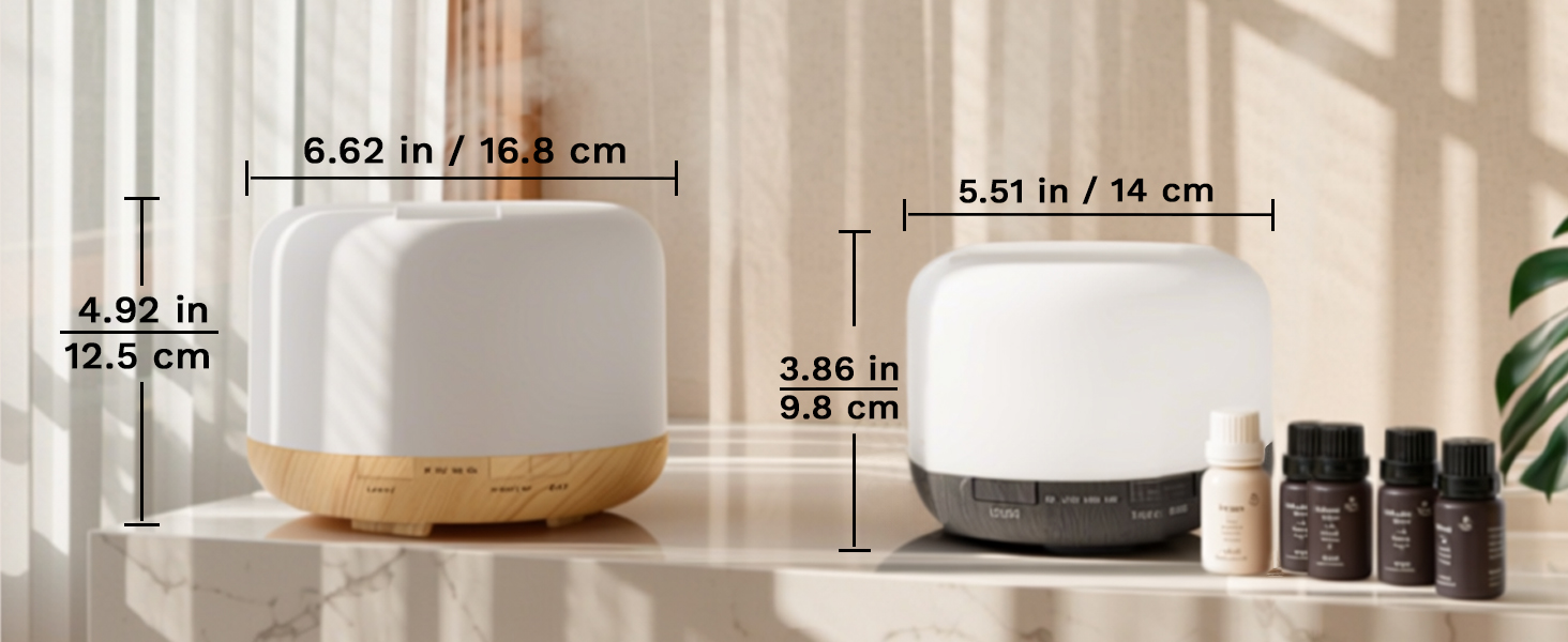 500 ml essential oil diffuser