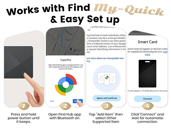 how to use tracking card