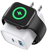 TOPADRE PD 20W USB C Charger Block for Apple Watch,3-in-1 Charging Station with Built-in Wireless...