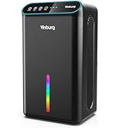 Dehumidifier for Basement (85 OZ, 800 sq ft) Quiet Dehumidifiers for Home, Auto Shut-Off, Sleep M...