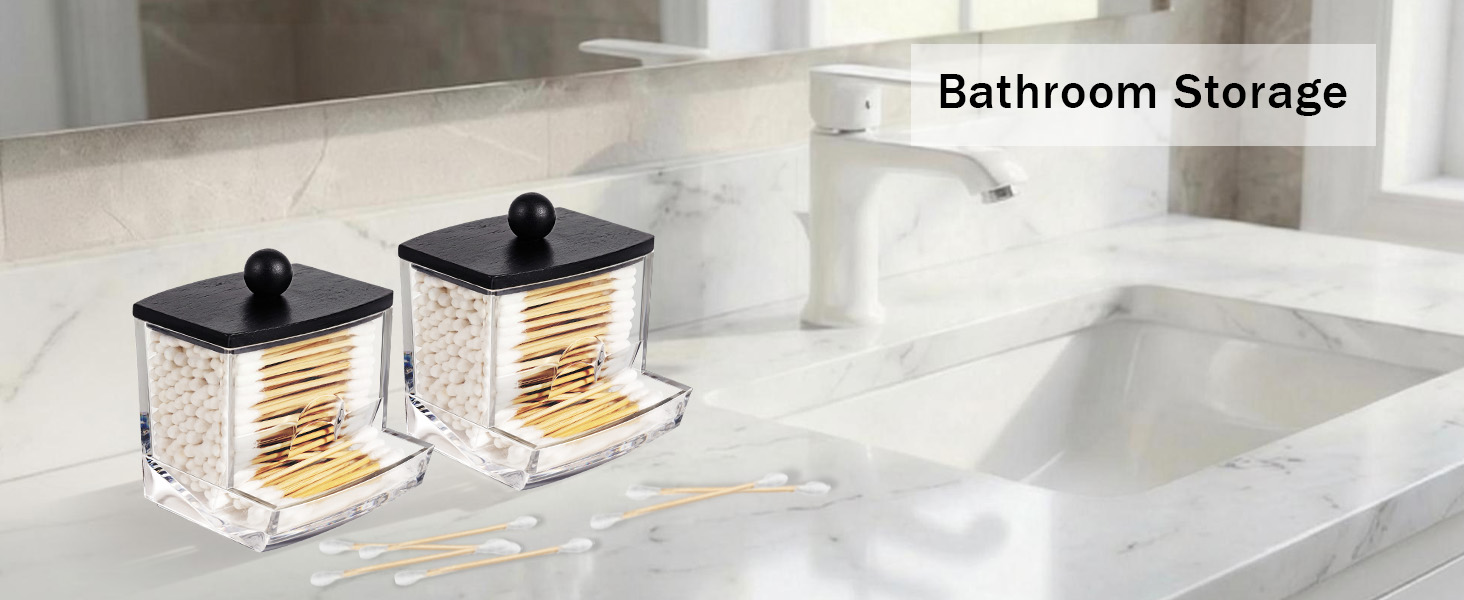 bathroom qtip holder