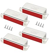Cabinet Magnets Heavy Duty Jiayi 4 Pack Magnetic Door Catch 66 lbs Magnetic Latch, Magnets for Ca...