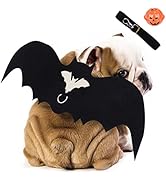 Dishyihrt Halloween Costumes for Dogs, Pet Cat Bat Wings for Halloween Party Decoration, Pet Cost...