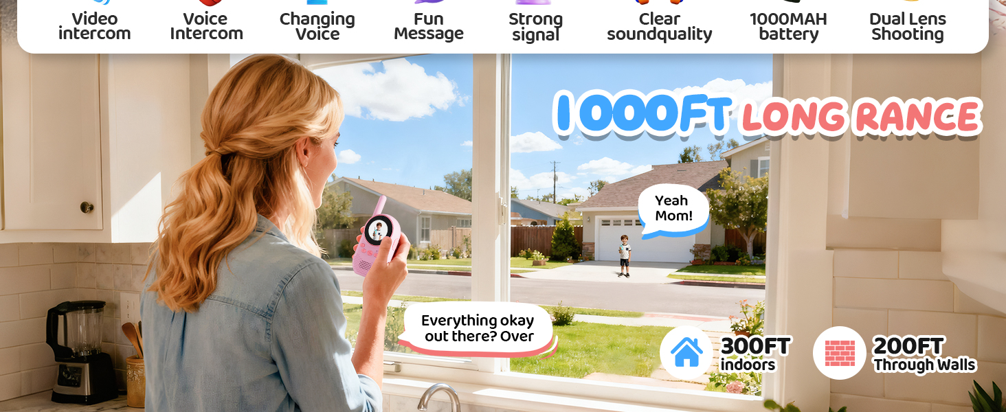 Video Walkie Talkies for Kids