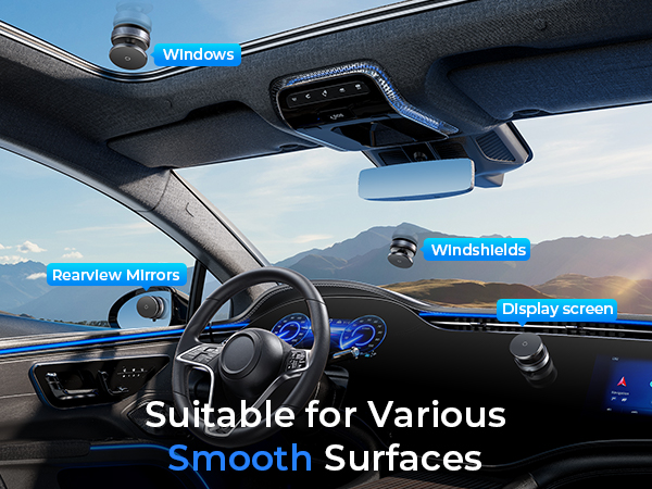 360° Vacuum Magnetic Phone Holder Stand