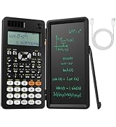 NEWYES Rechargeable Scientific Calculators 991ES MAX, 417 Functions, Writing Pad, Foldable Hard C...