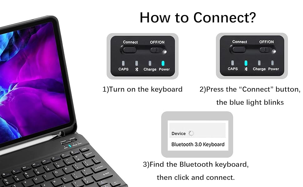 ipad 11th generation case with keyboard