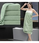 Bath Towel Bathroom Towel Oversized Bath Towel (35 x 70in) 4 Pack Extra Large Bath Sheet 700 GSM ...