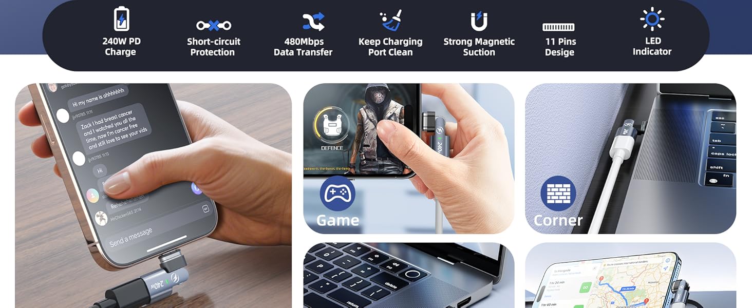 USB C Magnetic Adapter