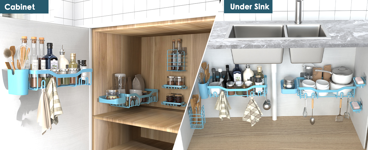 bathroom shower organizer