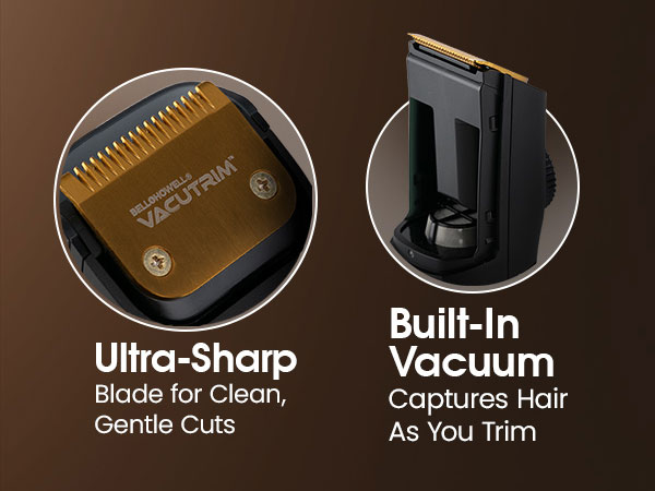 VAUCUTRIM BEARD TRIMMER with Vaccum