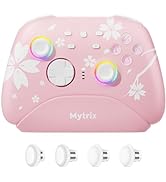 Mytrix Wireless Pro Controller with Charging Dock, Controllers for Nintendo Switch/PC/Steam/iPad/...