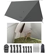 Sunyear Hammock Rain Fly Waterproof - Premium Hammock Tarp with Doors to Stay Warm and Dry in All...