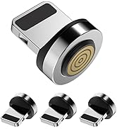 Ankndo Magnetic Phone Cable Adapter [5-Pack] Magnetic Connector Tip Heads Compatible with 7Pin Ma...