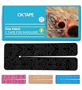 OK TAPE Precut Y-Shape Kinesiology Tape for Shoulder, Knee, Back, 10 Pcs, K Tape Strips, Provide ...