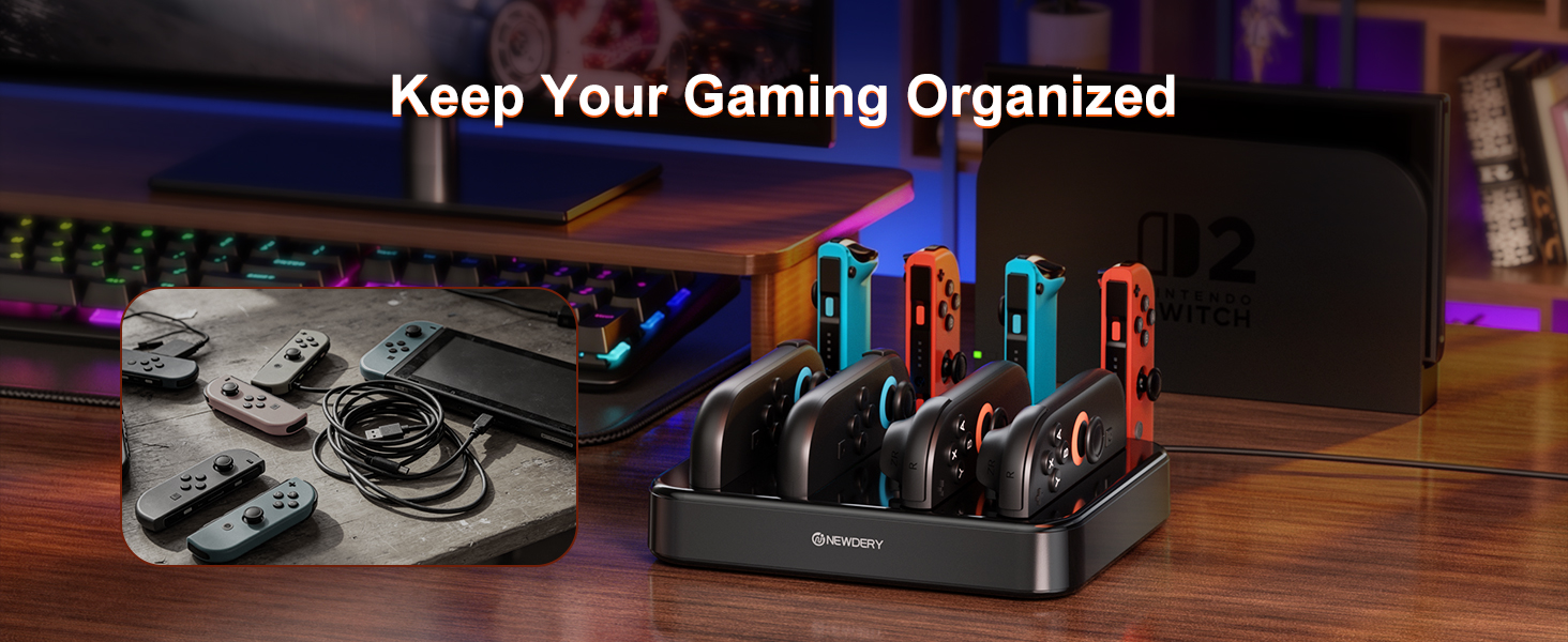 switch1&amp;amp;2 joy con charging dock