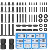 MOUNTUP Universal TV Mounting Hardware Screw Kit with Box - M4 M5 M6 M8 Screws, Spacers &amp; Washers...
