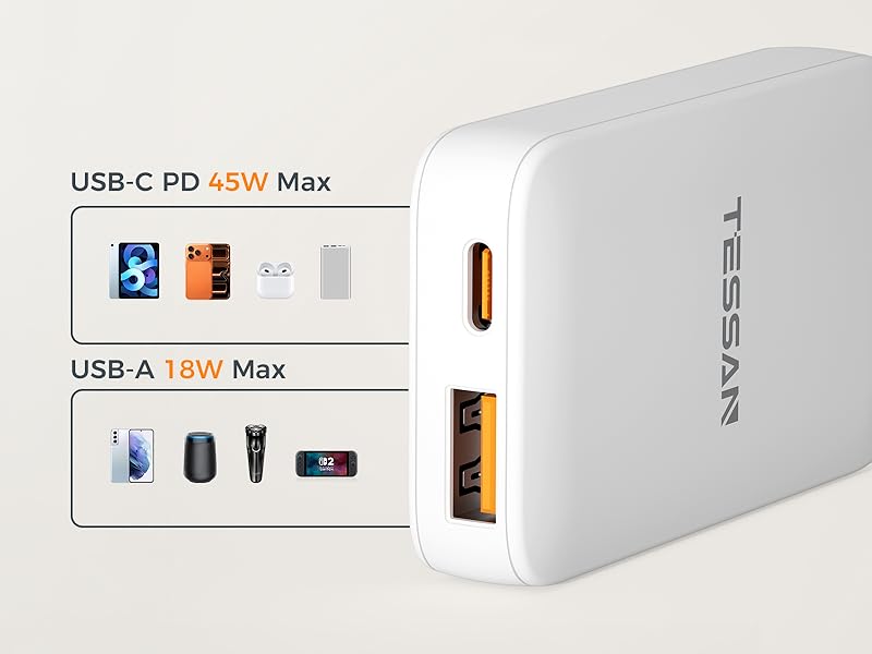 slim usb c wall charger