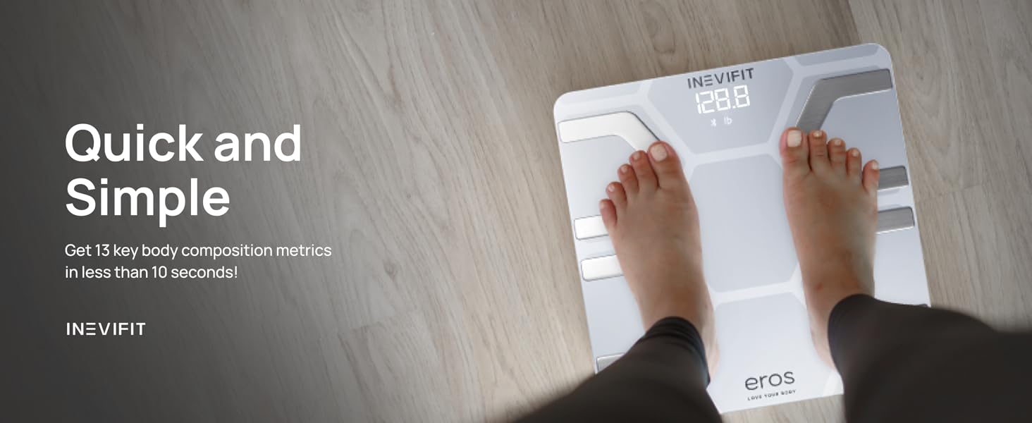 Bluetooth Eros Smart Body Fat Scale - Premium A+