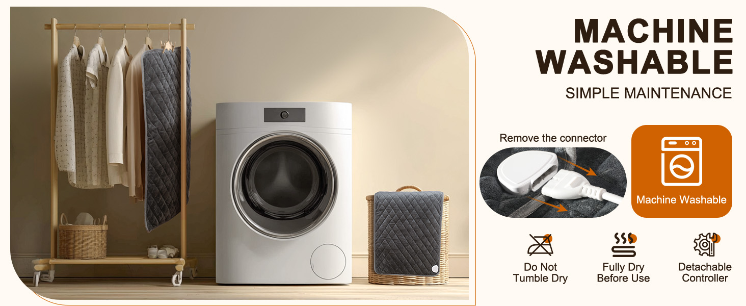 Machine washable moist heating pad safety hot pads for pain back electric heating pad large XL extra