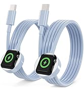 Upgraded 2 Pack for Apple Watch Charger USB C Cable, [MFi Certified] iWatch Charger Cable 3.3FT M...