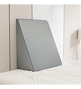 Wedge Pillow for Gaming, Reading, Sleeping, 9.5 Inch Cooling Memory Foam Pillow for Back Support ...