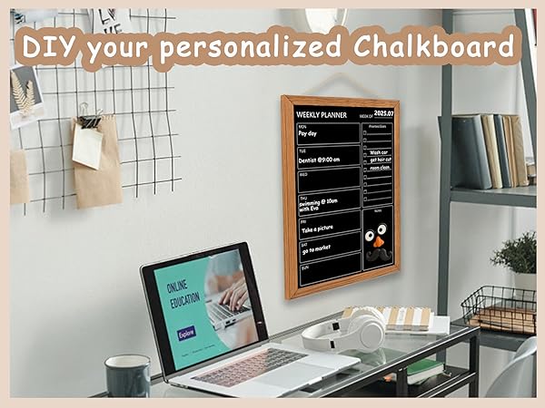 Blackboard Magnetic Surface Blackboard Calendar Chalkboard Blackboard