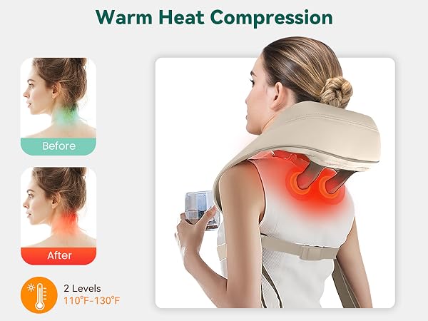 Neck Shoulder Massager with Heat