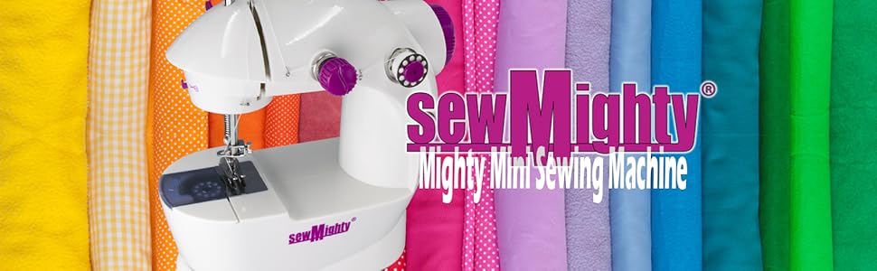 sew mighty mini portable sewing machine battery powered