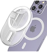 Magnetic Finger Phone Grip for MagSafe Stand, Phone Grip Strap Holder as Kickstand, Magnetic Phon...