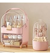 Makeup Organizer, Skincare Holder Bathroom Counter Organizer, Storage Box Cosmetic Display Cases,...