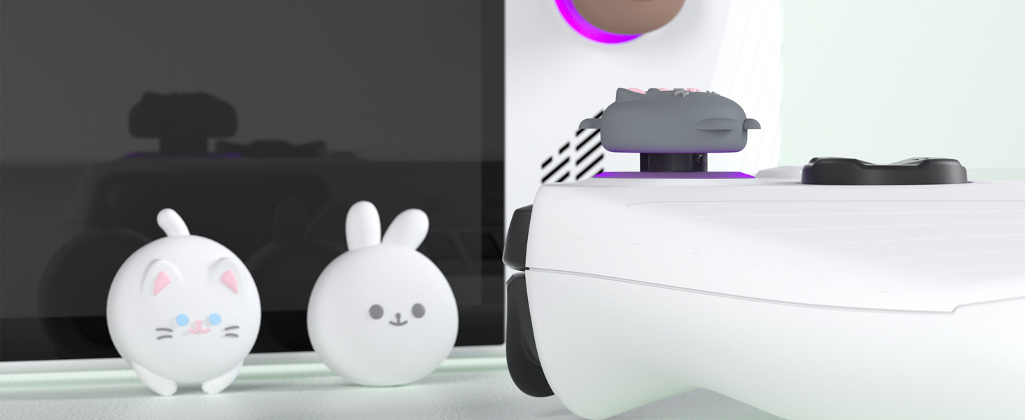 PlayVital Cute Thumb Grip Caps for ROG Ally