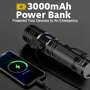 Flashlight with Power Display