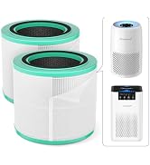 AromaRoom Smoke HEPA H13 Air Purifier Filter Replacement with Coconut Shell Carbon Filters, Compa...