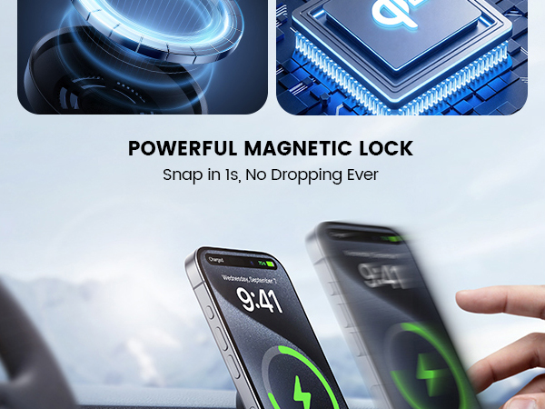magnetic phone holder for car