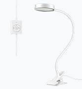 Glocusent 5W Clip on Light, 36 LED Reading Light for Bed, Eye Caring Bed Reading Lamp, 3 Colors &amp;...