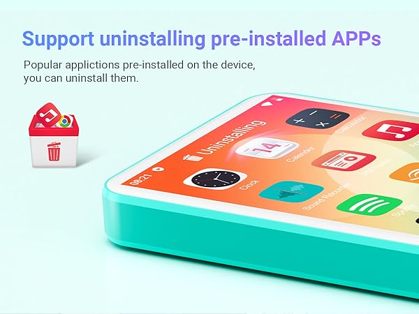 MP3 Player with Bluetooth and WiFi