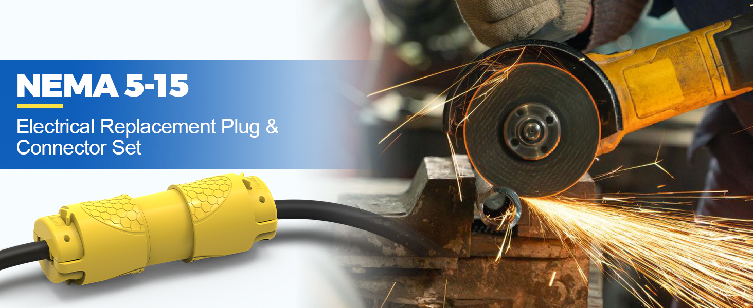 NEMA 5-15 Extension Cord Plug Replacement