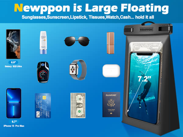 Newppon Floating Waterproof Phone Pouch