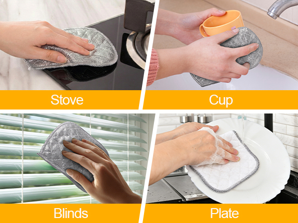 non scratch wire dishcloth