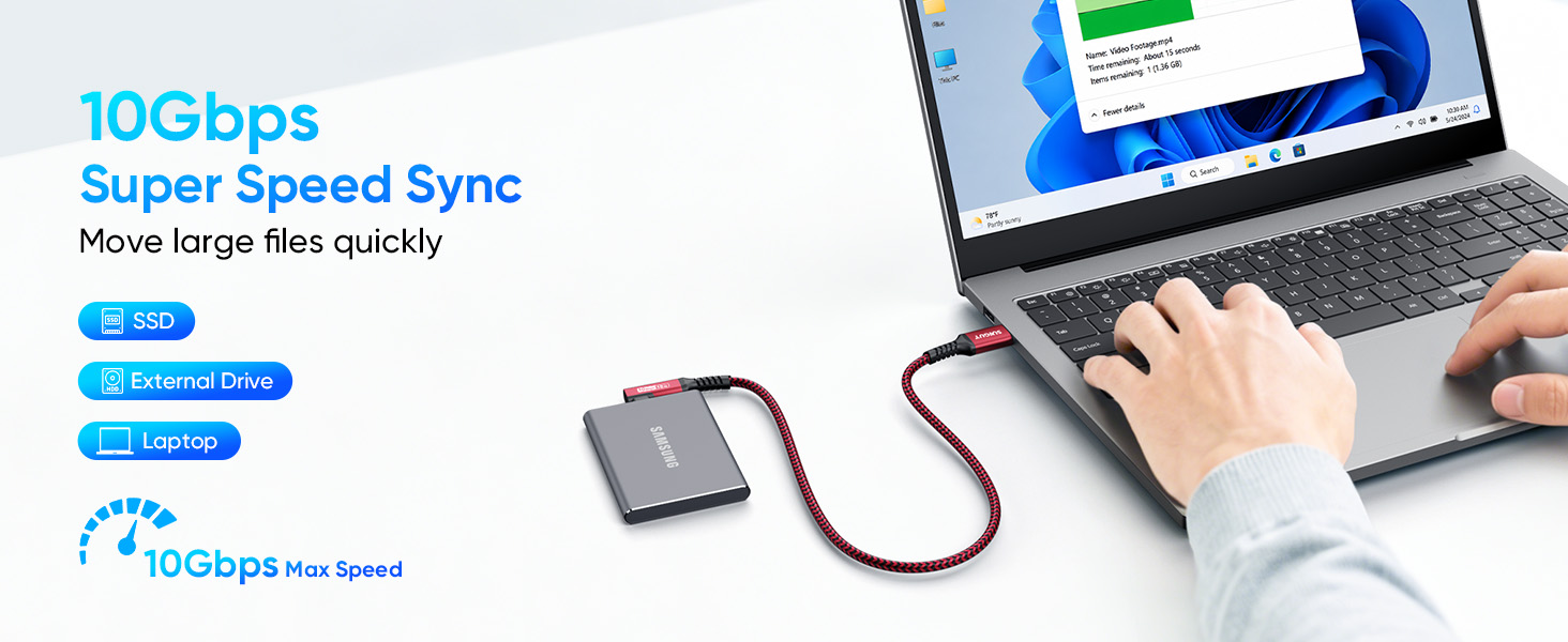 andriod auto usb cable