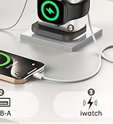 3-in-1 Charger for Apple Watch,PD 25W Dual Port Wall Charger Block for iPhone,USB C Fast Charging...