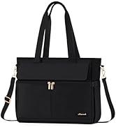 LOVEVOOK Work Bags for Women 15.6 Inch Work Tote Bags with Laptop Compartment Large Capability La...
