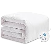 Cozorbt Heated Diamond Quilted Mattress Pad,Full Size,Soft Bed Warmer,10 Heat Settings,1-12 Hours...