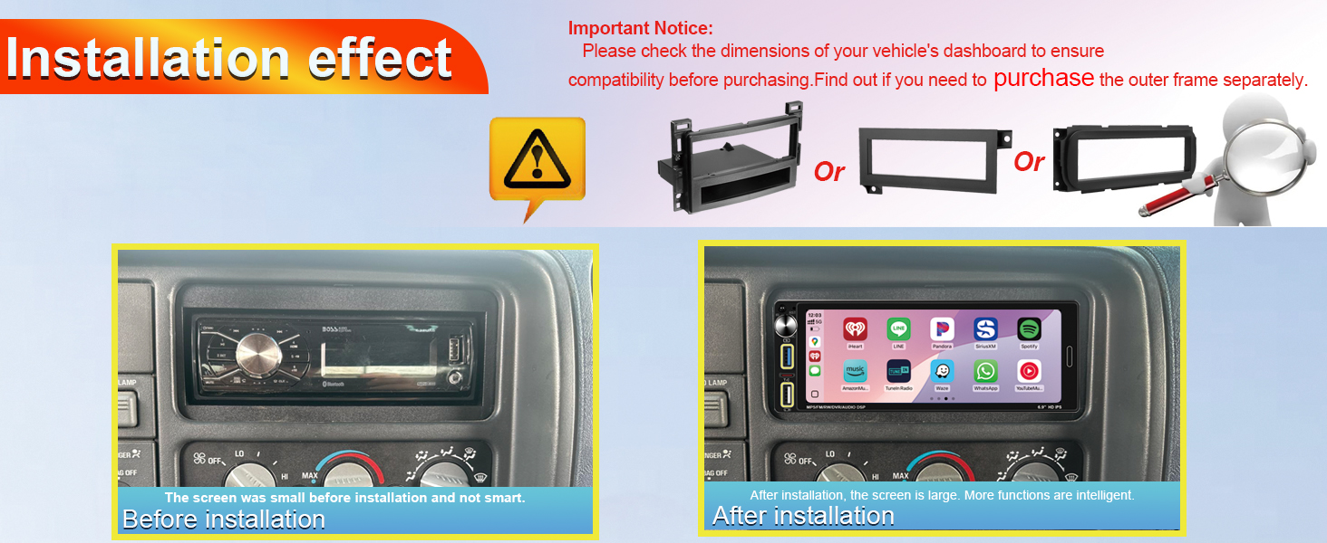 Installation effect