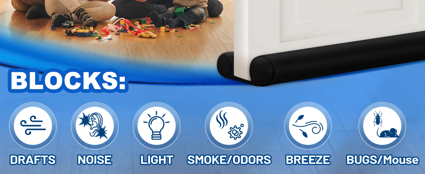 Large door draft stopper