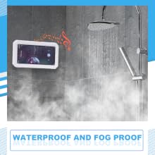 Water resistant phone case has a 2 layer waterproof structure that specially designed for shower.