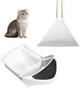 PETOCAT Cat Litter Bags Compatible with Self-Cleaning Litter Boxes, 67 Count Waste Drawer Bags Le...