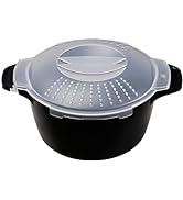 Professional Small Micro Cookware 1 Quart, Microwave Steamer for Vegetables, Microwave Cooker - B...