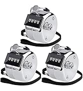 KTRIO Metal Handheld Tally Counter 4-Digit Number Count Clicker Counter, Hand Mechanical Counters...